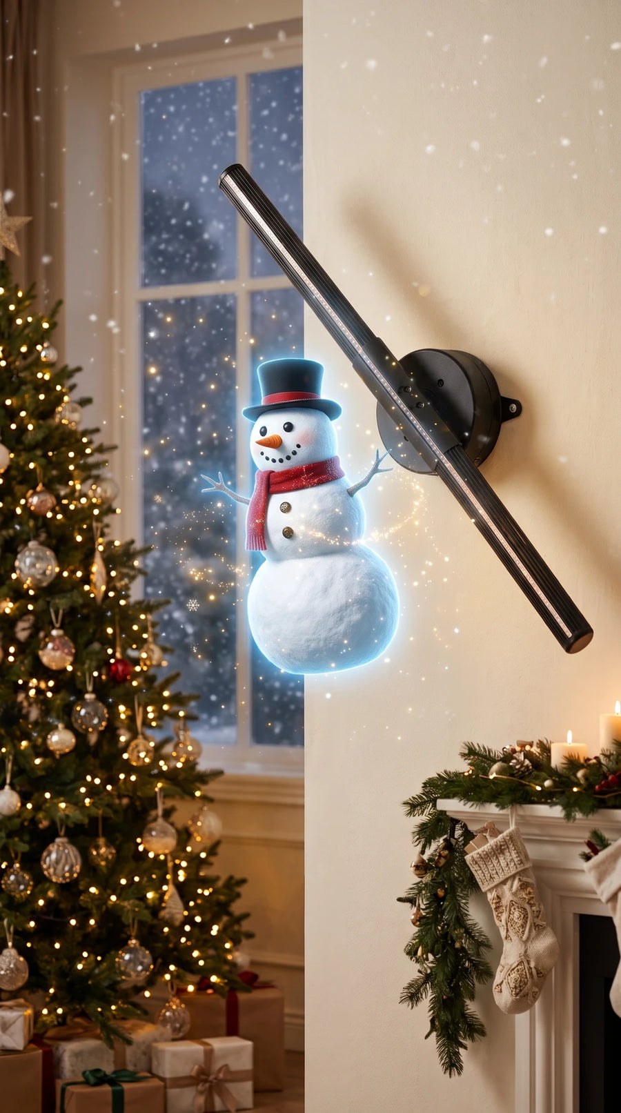 3D Holographic Projection Fan