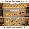 Light-Up Wooden Christmas Wall Decor Set
