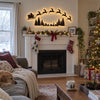 Light-Up Wooden Christmas Wall Decor Set