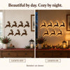 Light-Up Wooden Christmas Wall Decor Set