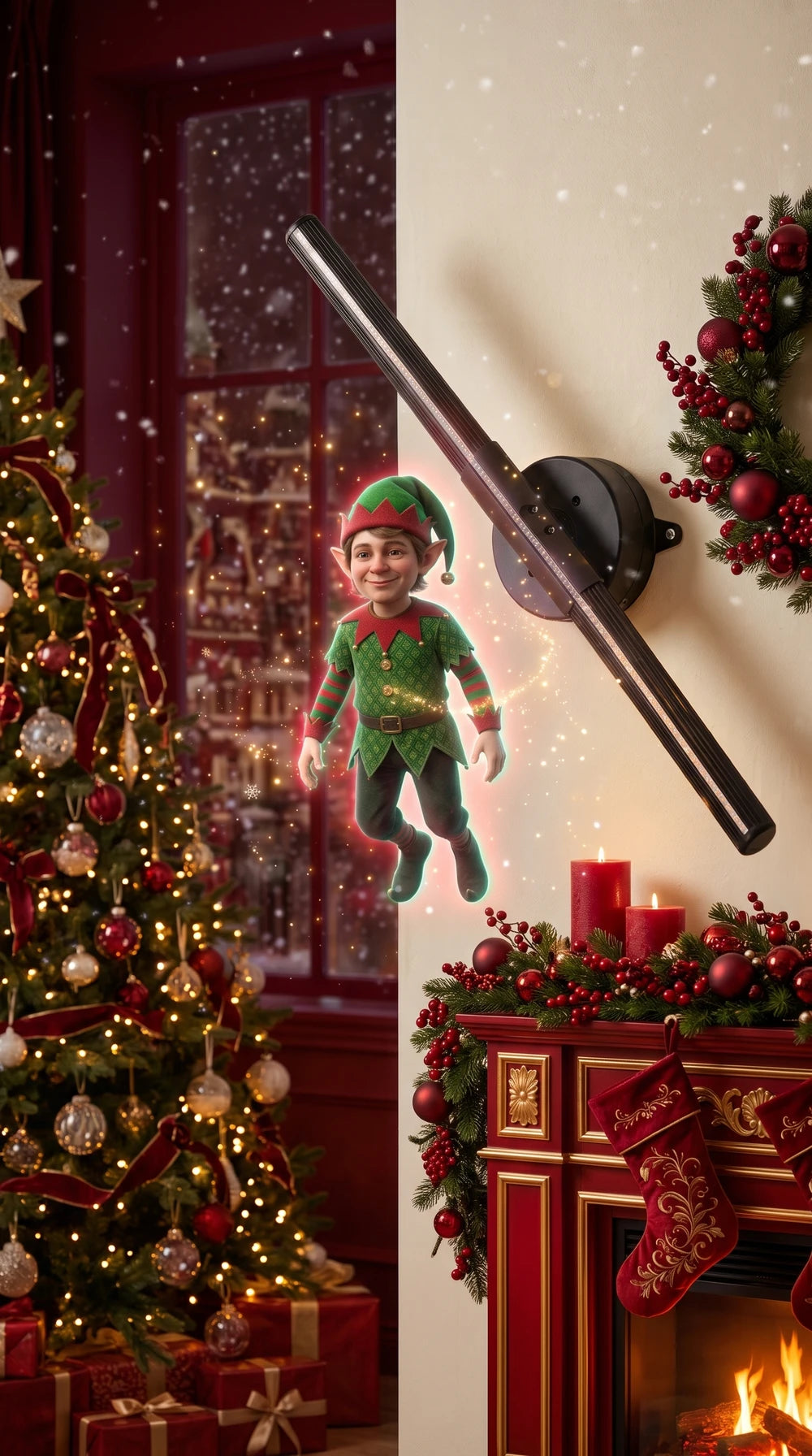 3D Holographic Projection Fan